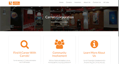 Desktop Screenshot of carrols.com