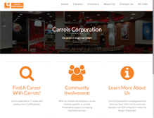 Tablet Screenshot of carrols.com